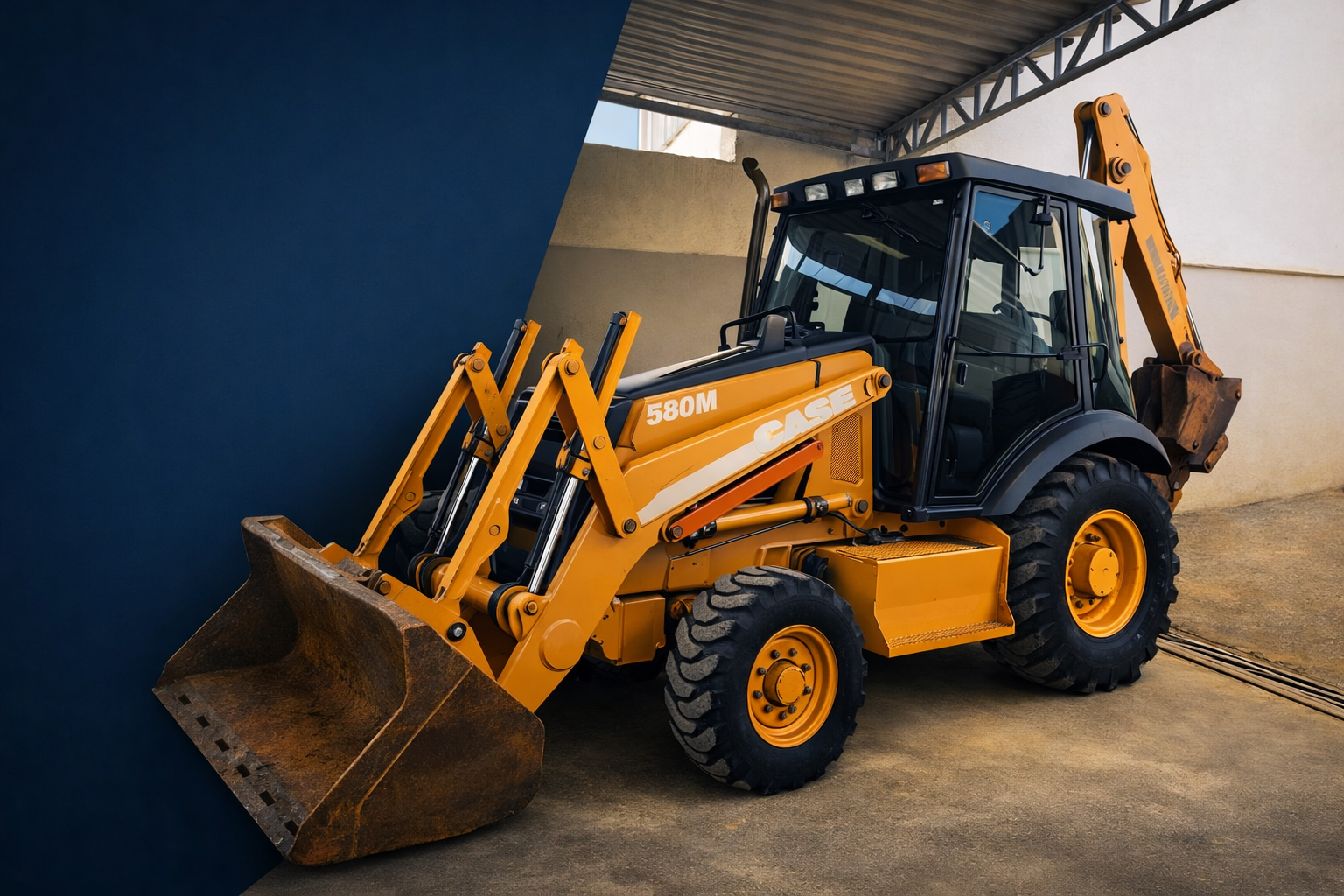 Retroescavadeira Case 580M - Sete Lagoas e região